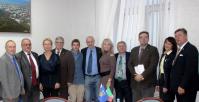 Депуты ТГД: А.Денисов, А.Родионов, М.Носорев и представители итальянской делегации