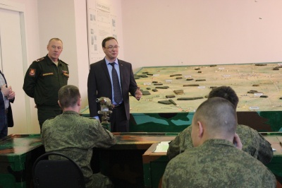 Дмитрий Микель  встретился с курсантами и преподавателями института военного обучения ТГУ