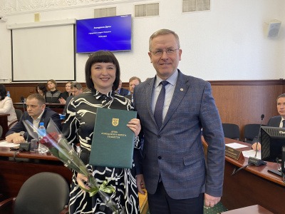 Руководитель Центра физкультуры и спорта отмечен наградой Думы г.о. Тольятти