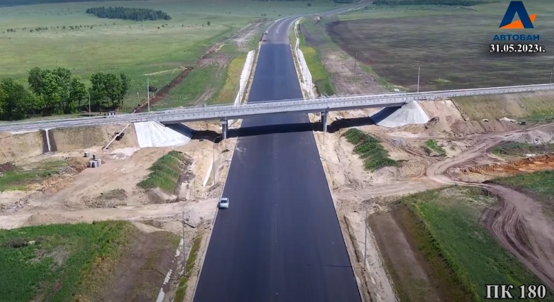 Дорожные развязки возводятся по обходу Тольятти одновременно со строительством моста.